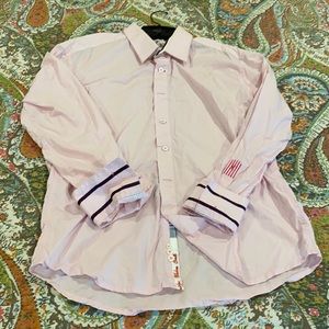 Pink robert Graham long sleeve shirt